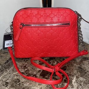 Nanette LePore Embossed Logi Crossbody NWT